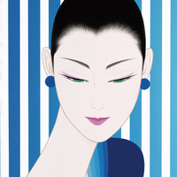 鶴田 一郎 桂 由美 ローズ ユミ Ⅱ 希少 レア 美人画 パズル 完成品 額付 鶴田一郎＃美人画＃岡崎＃ミュゼソレイユ | アートボンド ブログ